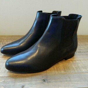 J.CREW | Black | Chelsea Leather Ankle Boots